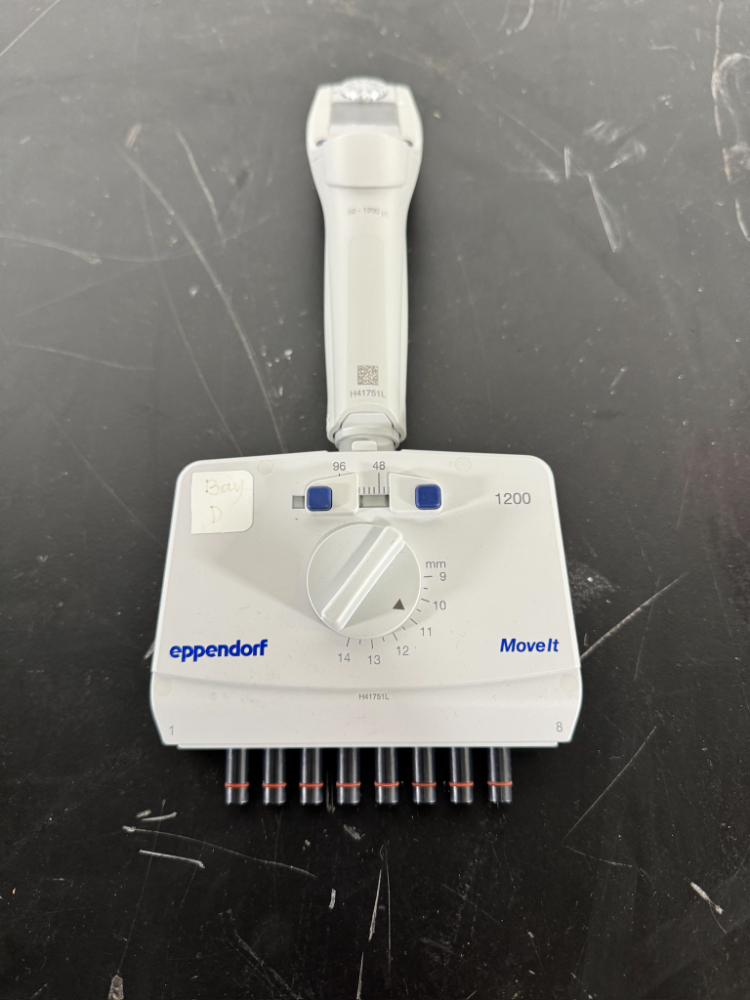Image of Eppendorf MoveIt 1200 uL Multichannel Pipette